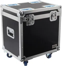 ALGAMLIGHT Flight Case con Ruedas para X1 BF1000 - Maleta de Transporte Protectora con Compartimento Lateral y 4 Ruedas Giratorias