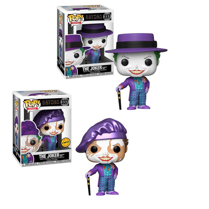 Funko Pop! The Joker Batman 1989 Edición Chase con Sombrero de Copa #337