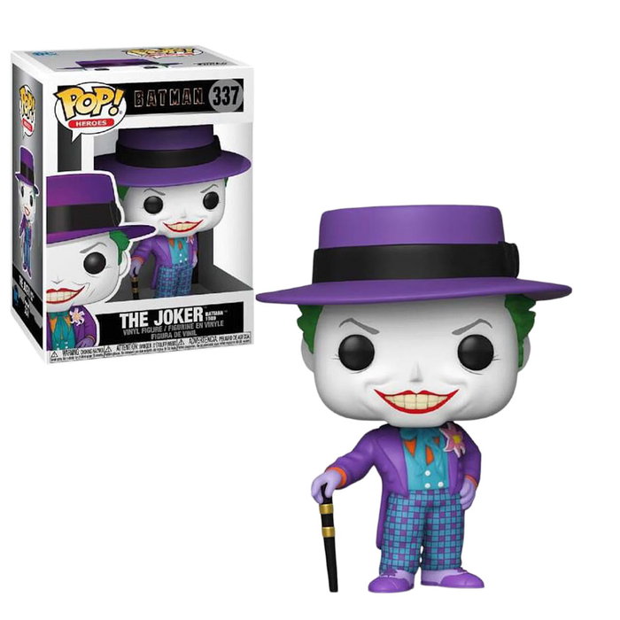 Funko Pop! The Joker Batman 1989 Edición Chase con Sombrero de Copa #337