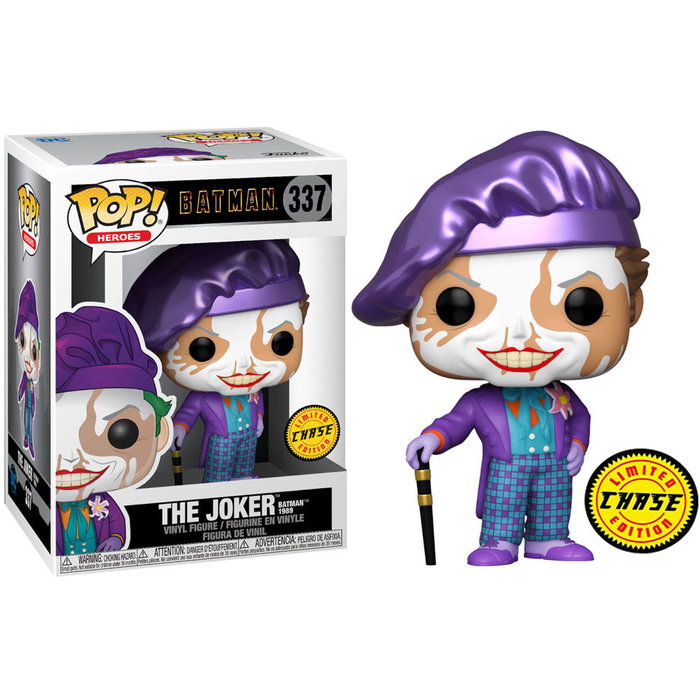 Funko Pop! The Joker Batman 1989 Edición Chase con Sombrero de Copa #337