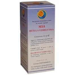 HERBOPLANET Msa Betula Verrucosa Yemas - Extracto de Abedul Común en Gotas 50ml - Complemento Alimenticio para el Desarrollo Normal de los Huesos