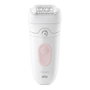 Braun Silk-épil 5 5-060 Depiladora Eléctrica Blanco / Rosa