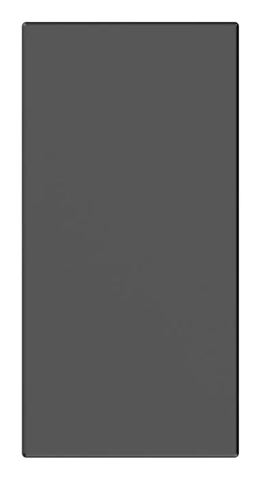 Kramer M-Blank B Placa frontal para módulos, sin tornillos, color negro mate, rango temperatura 0 - 40 °C