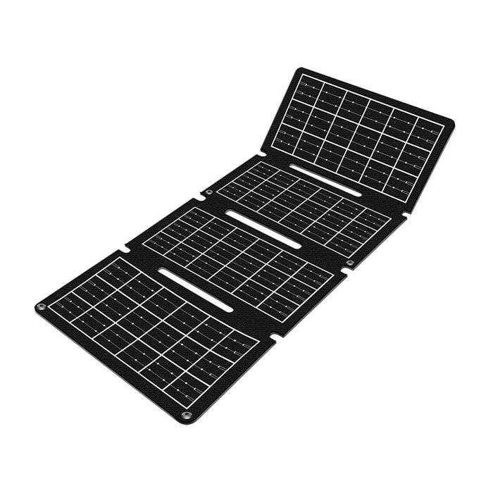 Logilink Cargador Solar Plegable 15W con Puerto USB-A y USB-C, Resistente al Agua IP65