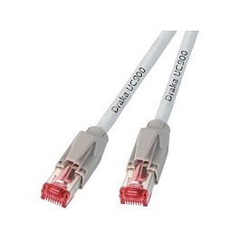 EFB Elektronik K8058.10 Patchkabel Cat.6a S/FTP LSZH 10m Blanco