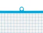 Liderpapel Pizarra Blanca 25x35 cm Doble Cara Lisa y Cuadriculada con Rotulador y Borrador Magnético