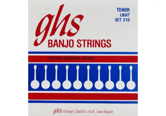 GHS Juego Banjo Stainless Steel Tenor Light 09-28 GHS Juego Banjo Stainless Steel Tenor Light 09-28