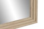 DKD Home Decor Set de 2 Espejos de Pared Símil Ratán Beige y Natural
