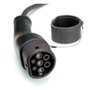 ROLINE Cable de carga para vehículos eléctricos espiral Type 2, 5 m, Negro