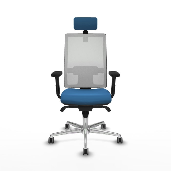 PIQUERAS Y CRESPO Silla de oficina Horna Azul claro y Blanco PIQUERAS Y CRESPO Silla de oficina Horna Azul claro y Blanco