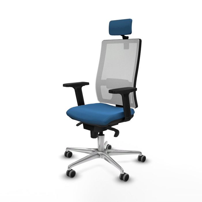 PIQUERAS Y CRESPO Silla de oficina Horna Azul claro y Blanco PIQUERAS Y CRESPO Silla de oficina Horna Azul claro y Blanco