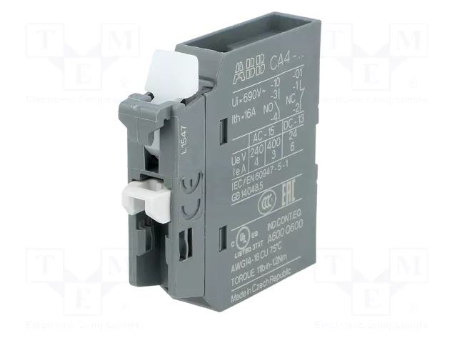 ABB Contactores auxiliares AF con agarres de tornillo ABB Contactores auxiliares AF con agarres de tornillo