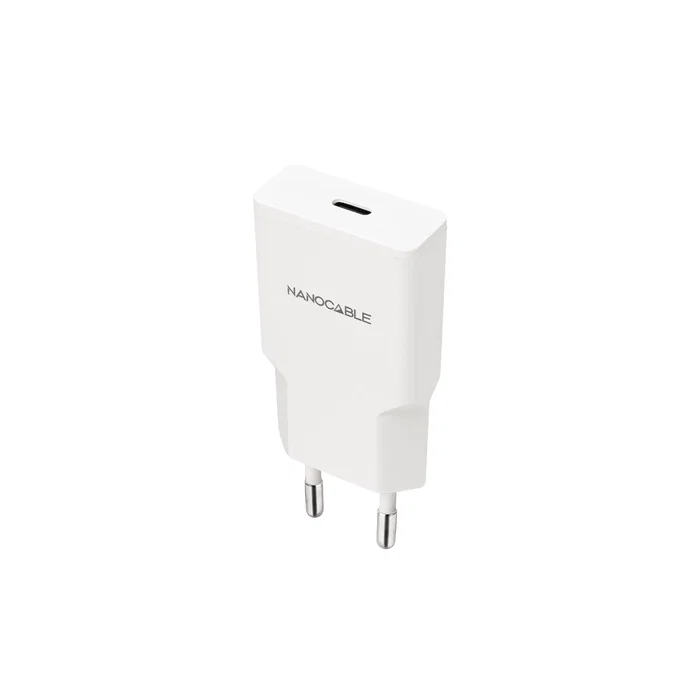 Nanocable Cargador de Pared USB-C/PD 30W Blanco Nanocable Cargador de Pared USB-C/PD 30W Blanco