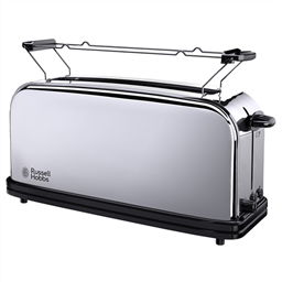 Russell Hobbs 23510-56 Tostador con Ranura Alargada Victory, Regulador de Tueste, Apto para Pan Congelado, Bandeja Recogemigas