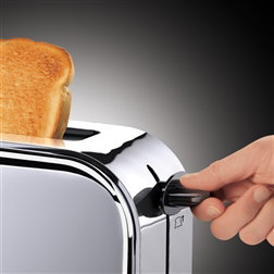Russell Hobbs 23510-56 Tostador con Ranura Alargada Victory, Regulador de Tueste, Apto para Pan Congelado, Bandeja Recogemigas