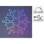 Basics Adorno Led Copo de Nieve 50x43 cm RGB 90 LEDs Conexión USB
