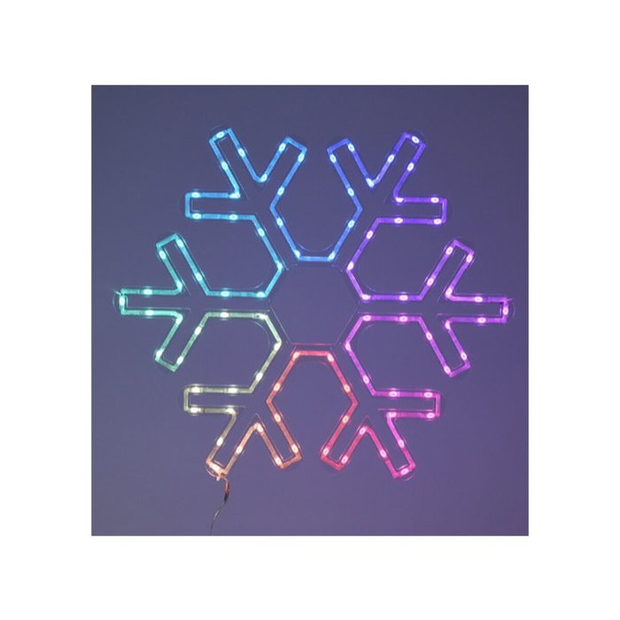 Basics Adorno LED Copo de Nieve RGB 50 x 43 cm
