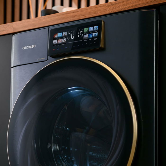 Lavadora Cecotec 10950 Autodose Inverter 3D Titanium A 1400 rpm 10 kg Lavadora Cecotec 10950 Autodose Inverter 3D Titanium A 1400 rpm 10 kg