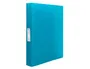 Liderpapel Carpeta de Anillas 4 Anillas 25 mm Polipropileno DIN A4 Celeste Opaco