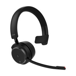 Snom A350M Auriculares Diadema Mono Bluetooth 5.2 Inalámbricos para Llamadas/Música, Cancelación Ruido Micrófono, Batería 28h, Negro