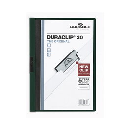 Durable Klemmhefter Duraclip DIN A4 verde oscuro