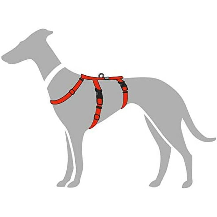Hunter Arnés de Seguridad Vario Rapid 'No Escape' para Perro - Correa Antipánico Desmontable, Talla S-M, Nylon, Rojo, Pecho 48-70 cm Hunter Arnés de Seguridad Vario Rapid 'No Escape' para Perro - Correa Antipánico Desmontable, Talla S-M, Nylon, Rojo, Pecho 48-70 cm