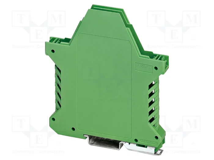 PHOENIX CONTACT Base de carcasa ME 12,5 verde para raíl DIN PHOENIX CONTACT Base de carcasa ME 12,5 verde para raíl DIN