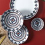 Home Deco Factory Plato Hondo Porcelana 20 cm, Colección Mirage, Apto Lavavajillas y Microondas