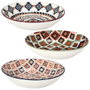 Home Deco Factory Plato Hondo Porcelana 20 cm, Colección Mirage, Apto Lavavajillas y Microondas