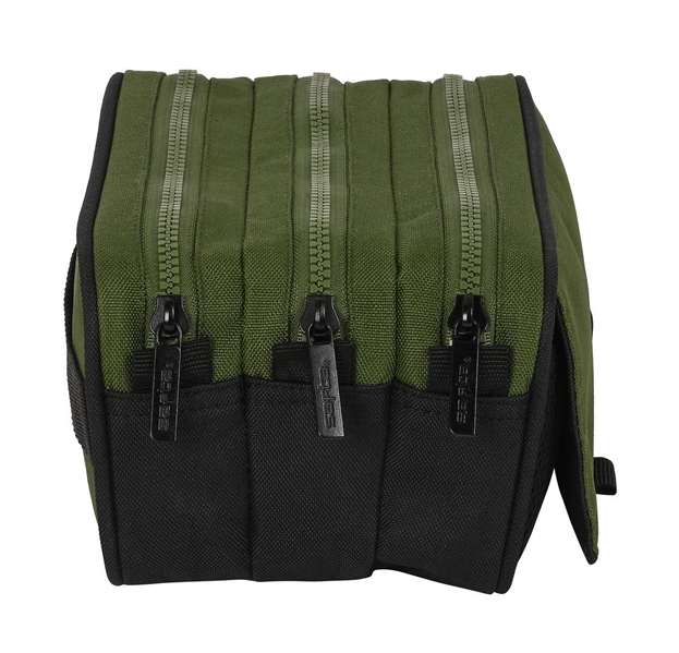 Portatodo Triple Safta Dark forest Negro Verde 21,5 x 10 x 8 cm