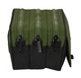 Portatodo Triple Safta Dark forest Negro Verde 21,5 x 10 x 8 cm