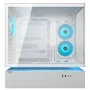 Caja pc cougar midi-tower cfv235, argb, glas, blanco