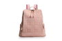Lucky Bees 1217 Mochila Rosa Piel Sintética, 9 Bolsillos Interiores, 33x13x35 cm