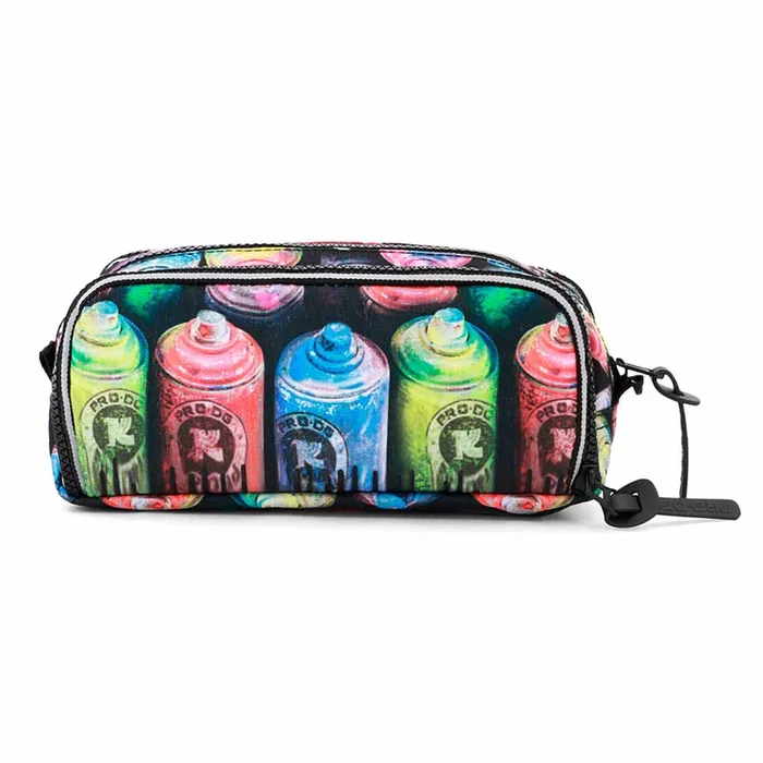 Pro-Dg Estuche Portatodo PRO-DG Multicolor de Tres Compartimentos con Cremallera para Lápices 10 x 22 x 8 cm
