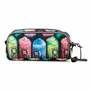 Pro-Dg Estuche Portatodo PRO-DG Multicolor de Tres Compartimentos con Cremallera para Lápices 10 x 22 x 8 cm