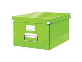 Leitz Caja Click&Store Mediana Verde 281x200x369 mm 16L Cartón Contenedor A4