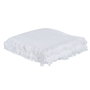 Ixia Plaid Panal Blanco Algodón Decoración 280 x 260 cm