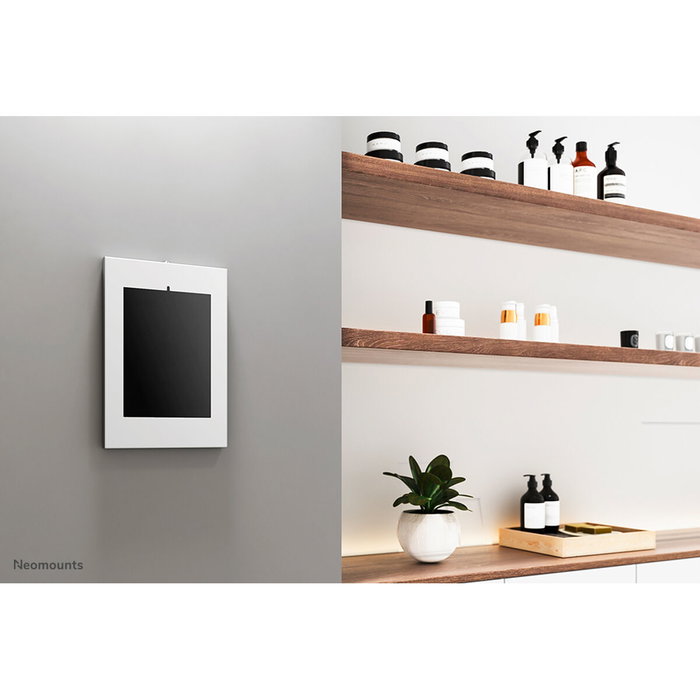 Neomounts WL15-650WH1 Soporte de Tablet para Pared Blanco, Ajustable 9.7-11 pulgadas