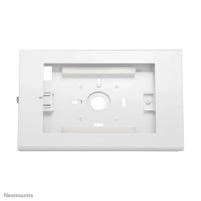 Neomounts WL15-650WH1 Soporte de Tablet para Pared, Ajustable 9.7-11", Bloqueo Seguridad, Orientación Vertical/Horizontal, VESA 75x75, Blanco