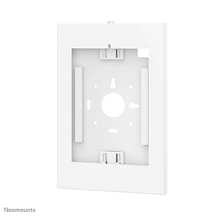 Neomounts WL15-650WH1 Soporte de Tablet para Pared, Ajustable 9.7-11", Bloqueo Seguridad, Orientación Vertical/Horizontal, VESA 75x75, Blanco
