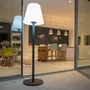 Lumisky STANDY W180 Lámpara de Pie para Exteriores Cableada, Casquillo LED E27, Altura 180 cm, Base Metálica
