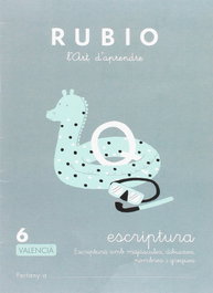 RUBIO, ESCRIPTURA 6 - CALIGRAFÍA