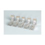 ROLINE RJ-45 Cat5e Modular-Plug geschirmt Kat.5e Class D Plata