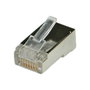 ROLINE RJ-45 Cat5e Modular-Plug geschirmt Kat.5e Class D Plata
