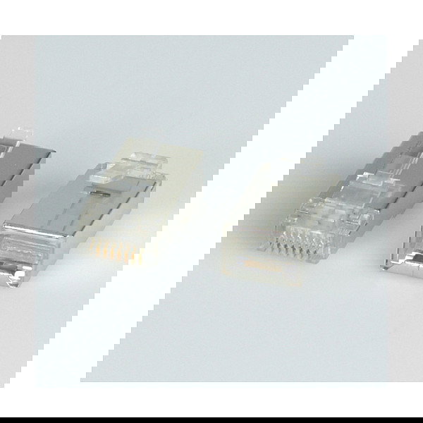 ROLINE Modular Plug RJ-45 Categoría 5e Blindado, Plata, RoHS, 10 Unidades