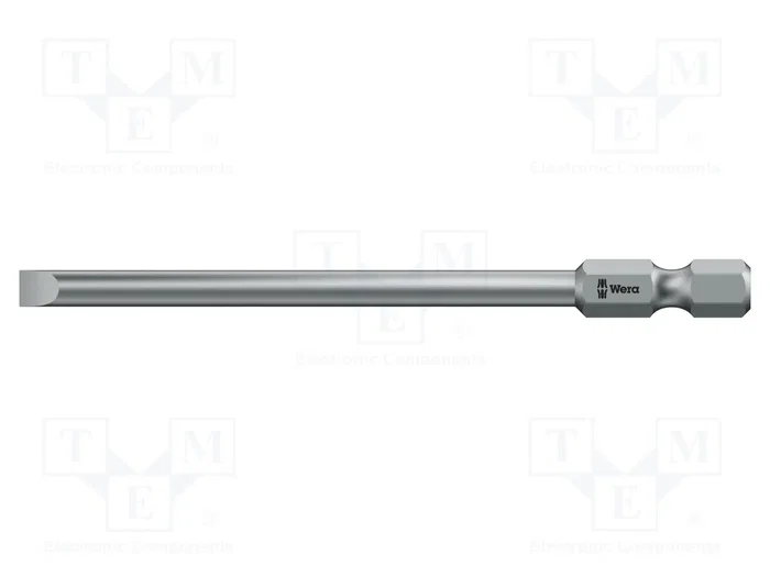 WERA Punta de destornillador de ranura 8x1,6 mm, 50 mm WERA Punta de destornillador de ranura 8x1,6 mm, 50 mm