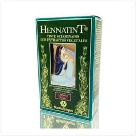 RADHE SHYAM Hennatint Castaño Oscuro Tinte Semipermanente sin Amoniaco 60Ml