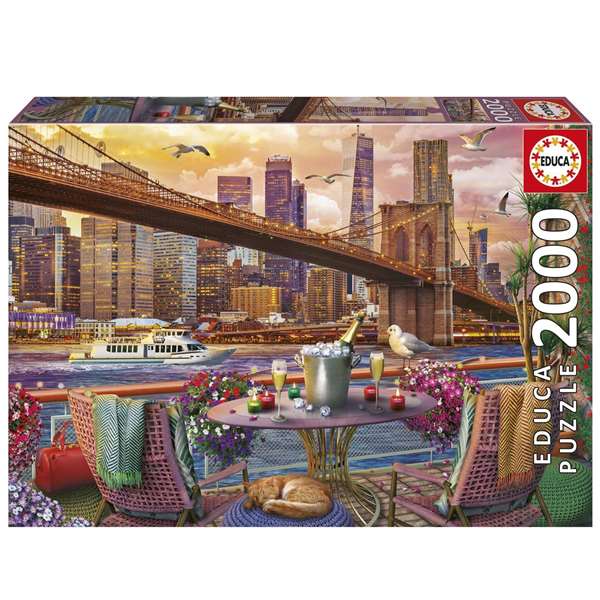 Educa Puzzle 2000 Piezas - Romance en Nueva York (NY) - Multilingüe (ES, EN, FR, DE, IT, PT, NL) Educa Puzzle 2000 Piezas - Romance en Nueva York (NY) - Multilingüe (ES, EN, FR, DE, IT, PT, NL)