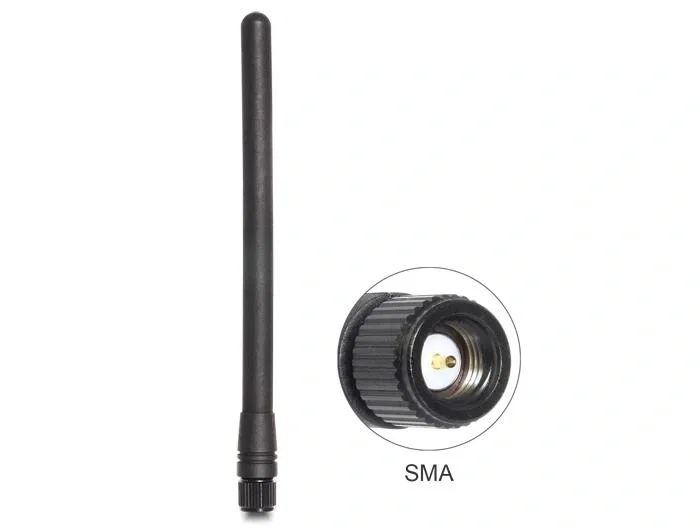 DeLOCK Antena de red ZigBee 868 MHz SMA 2 dBi DeLOCK Antena de red ZigBee 868 MHz SMA 2 dBi