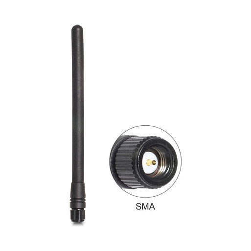 DeLOCK Antena de red ZigBee 868 MHz SMA 2 dBi DeLOCK Antena de red ZigBee 868 MHz SMA 2 dBi